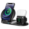 5 Core Wireless Charging Station  10W 3 in 1 Fast Phone Watch Earpod