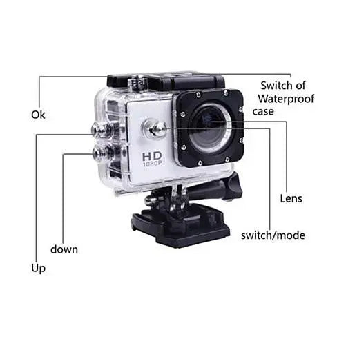 All PRO Action Sports Camera With 1080P HD And WiFi 18 PCS Of - Shakefav.com