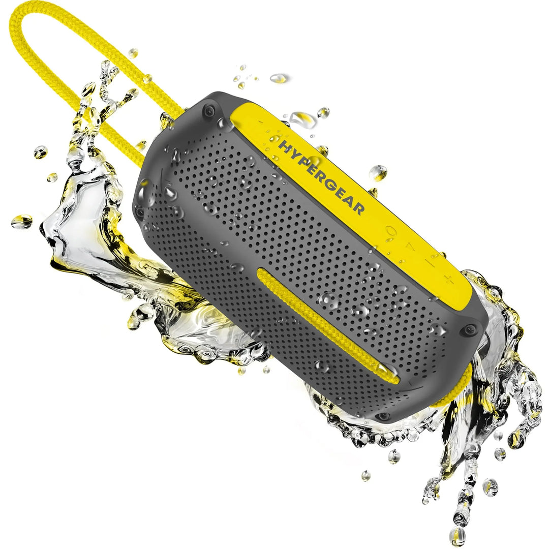 HyperGear Wave Water Resistant Wireless Speaker with Extended Battery - Shakefav.com