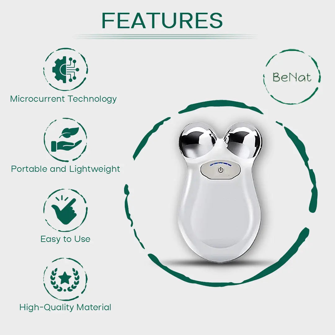 Microcurrent Facial Toning Massager-Microcurrent Facial Massager - Shakefav.com