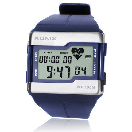 Waterproof Electronic Watch With Luminous Heart Rate