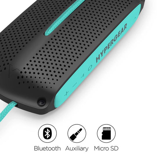 HyperGear Wave Water Resistant Wireless Speaker with Extended Battery - Shakefav.com