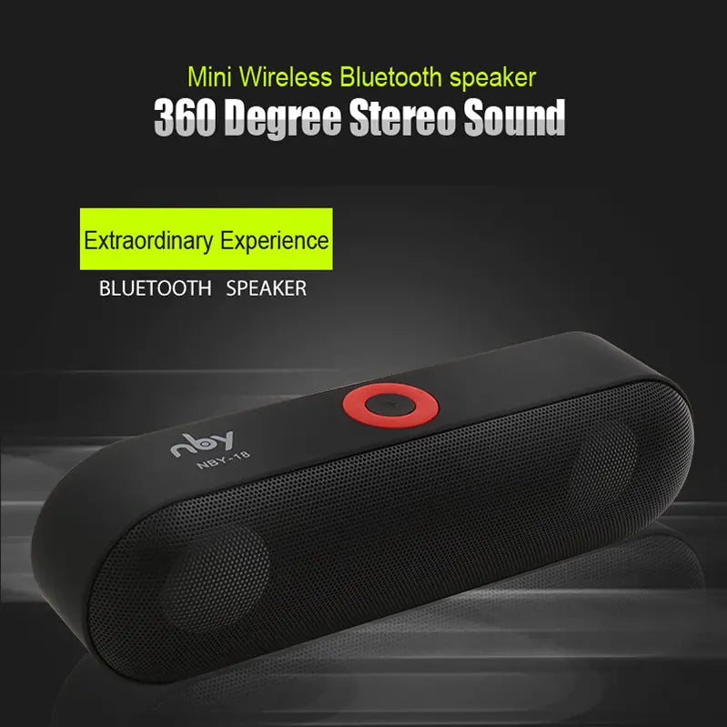 3D Stereo Music Surround Portable Wireless Bluetooth Speakers -3D stereo speakers - Shakefav.com