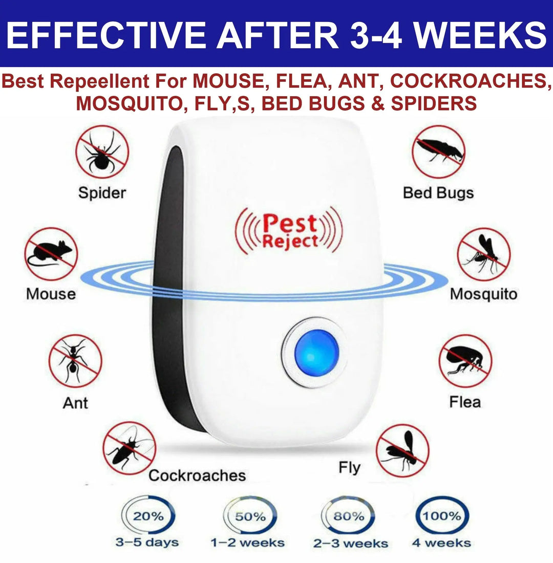 Electronic Pest Reject Control Ultrasonic Repeller Rat Spider Roaches - Shakefav.com