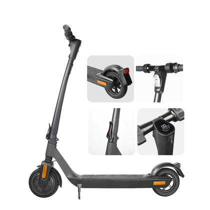 Gamme maximale de scooter de stock de l'UE 30KM Escooter de conception de sécurité de pneus de 8,5 pouces