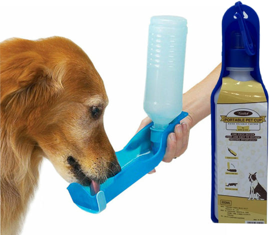 Portable Pet Travel Water Bowl Bottle Feeder Drinking Fountain - Shakefav.com