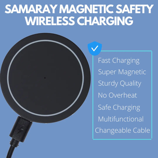 MAGNETIC WIRELESS CHARGER FOR iPHONE 13/12 SERIES - Shakefav.com