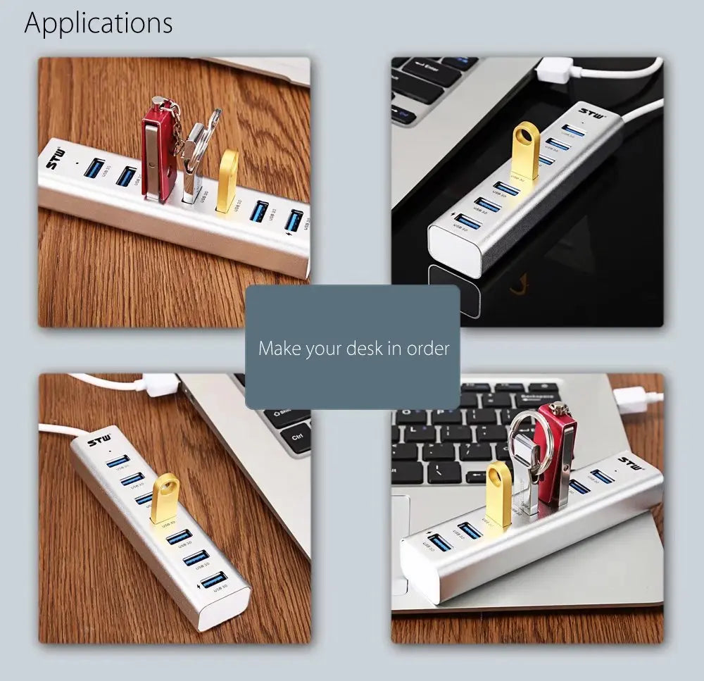 7-Port USB3.0 HUB-7-Port USB Hub - Shakefav.com