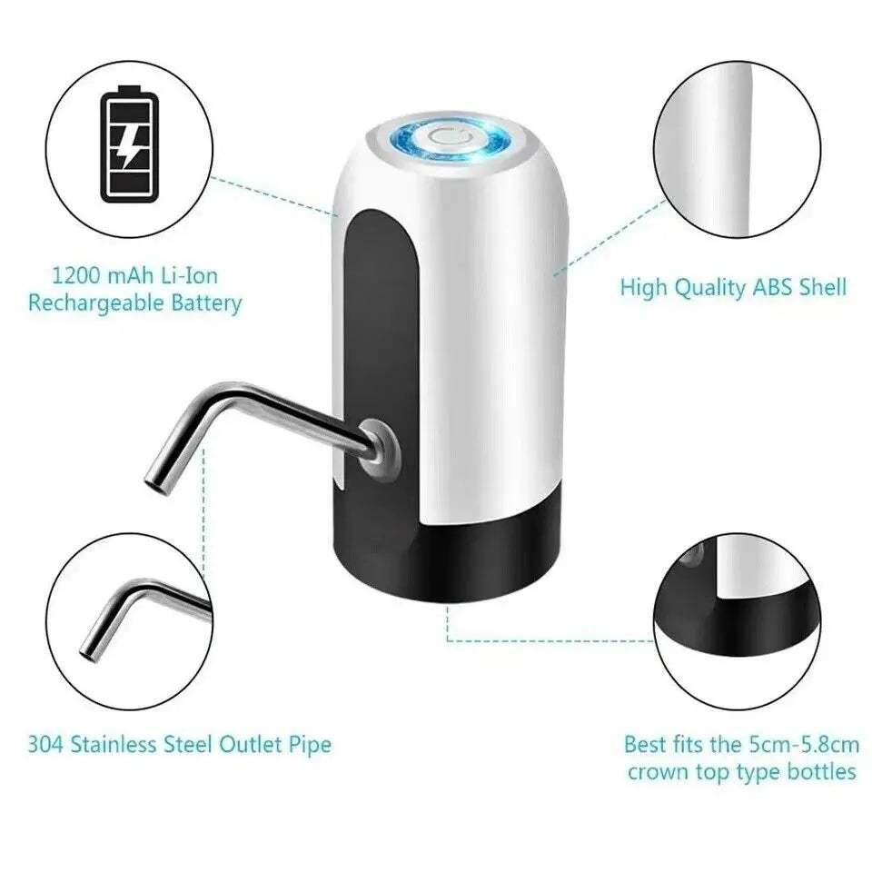 Electric Automatic Water Pump Drinking Water Bottle Pump - Shakefav.com