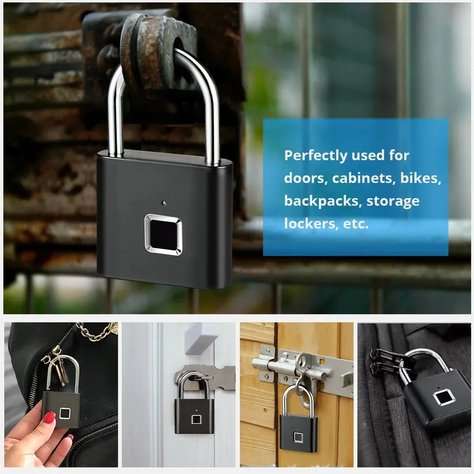 Fingerprint padlock - Shakefav.com