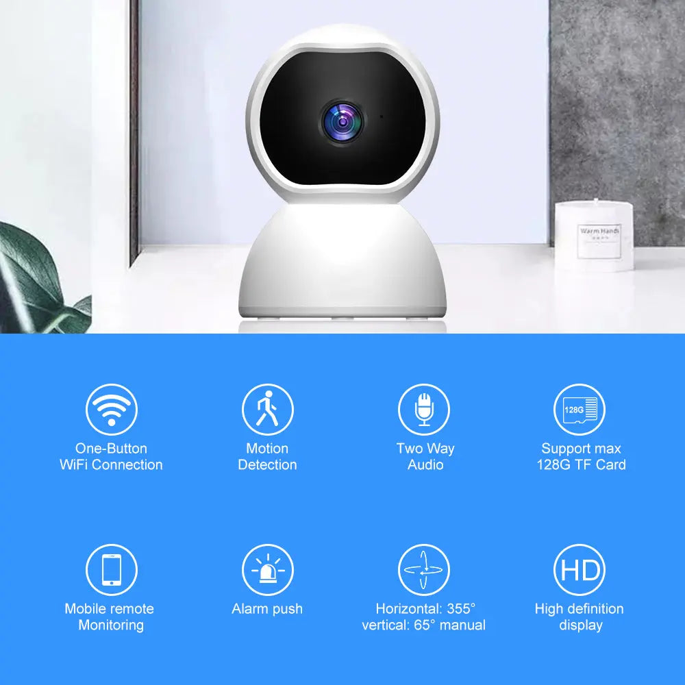 1080P Home Security Indoor Wireless IP Camera - Shakefav.com