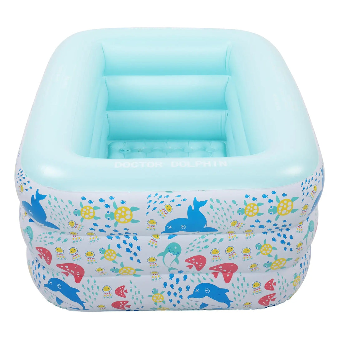 59" X 43.3" X 23.6" Inflatable Swim Pool for Kids - Shakefav.com