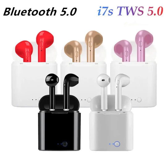 Bluetooth i7s TWS Wireless earbuds for Iphone Huawei Samsung-Bluetooth Earbuds - Shakefav.com