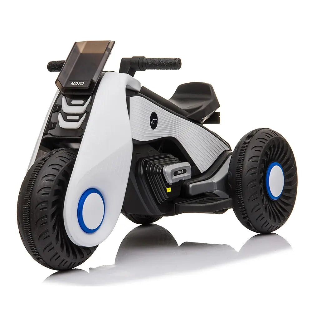 Children's Electric Motorcycle 3 Wheels Double Drive With Music - Shakefav.com