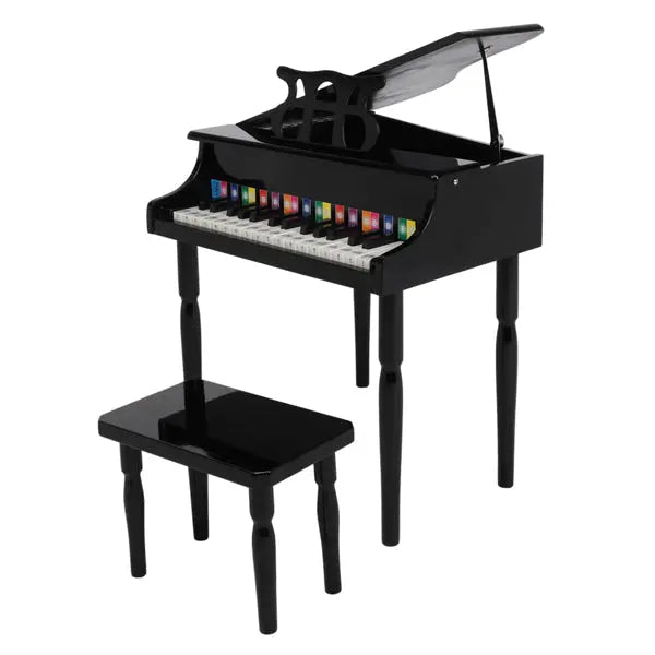 Wooden Toys 30-key Children's Wooden Piano with Music Stand - Shakefav.com