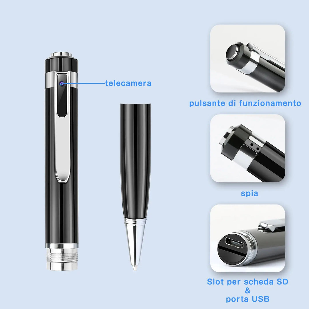 1080P HD Mini Camcorder Sports DV DVR Camcorder Hidden Camera Pen - Shakefav.com