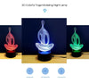 3D Colorful Yoga Model Lamp
