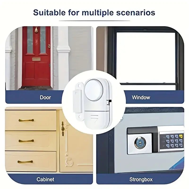 Window Door Burglar Security Warning Alarm Anti-Theft Reminder-Anti-Theft Alarm - Shakefav.com