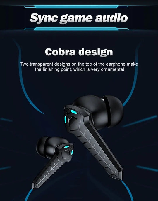 Wireless Gaming Headset TWS Bluetooth 5.1 Earbuds - Shakefav.com