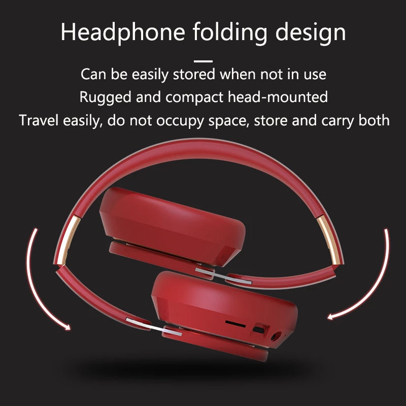 Ultra Long Battery Life Bluetooth 5.0 Wireless Stereo Headphones