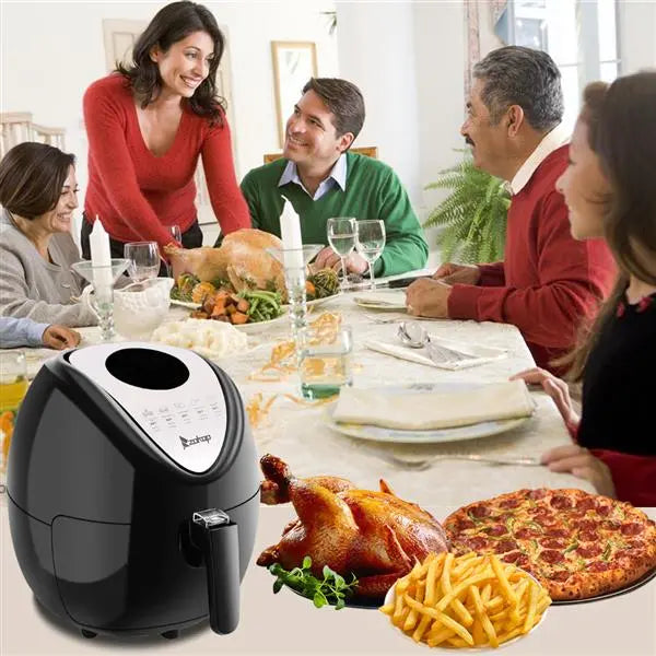 120V 1800W 5.3 L Air Fryer Computer Model - Shakefav.com