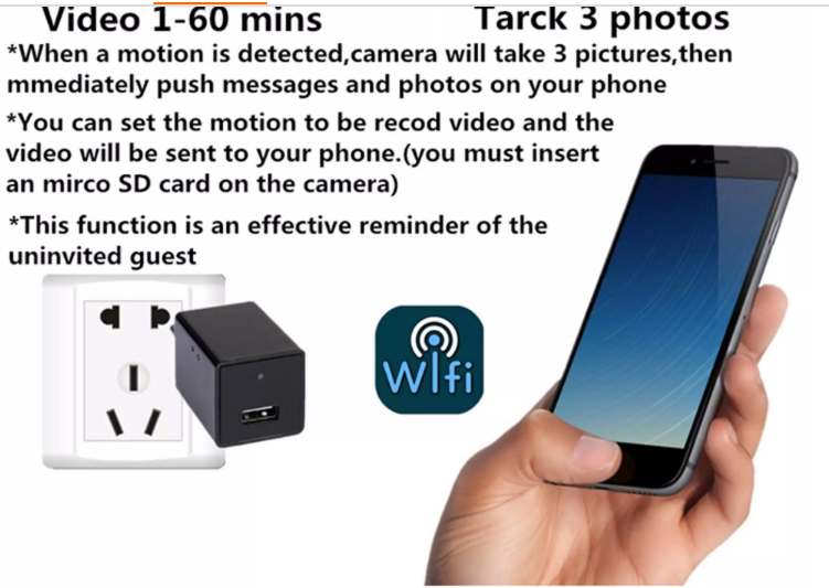 1080P Hisilicon Wifi Loop Recording Spy Camera