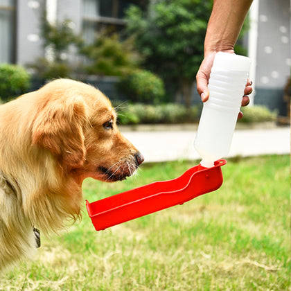 Portable Pet Travel Water Bowl Bottle Feeder Drinking Fountain