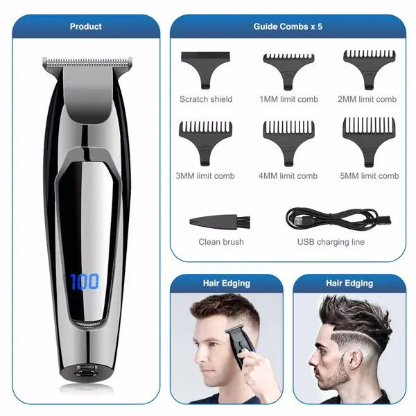 Professional hair clippers for men Cordless Haircut kit Beard Trimmer - Shakefav.com