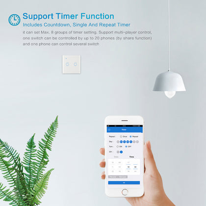 86 Type Smart Home Touch Switch EU Standard