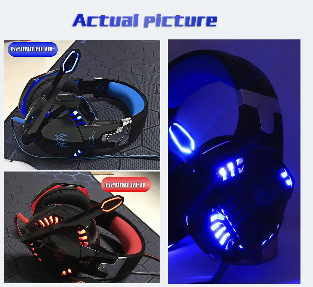 KOTION EACH G2000 Stereo Gaming Headset for PC Laptop PS4 Xbox - Shakefav.com