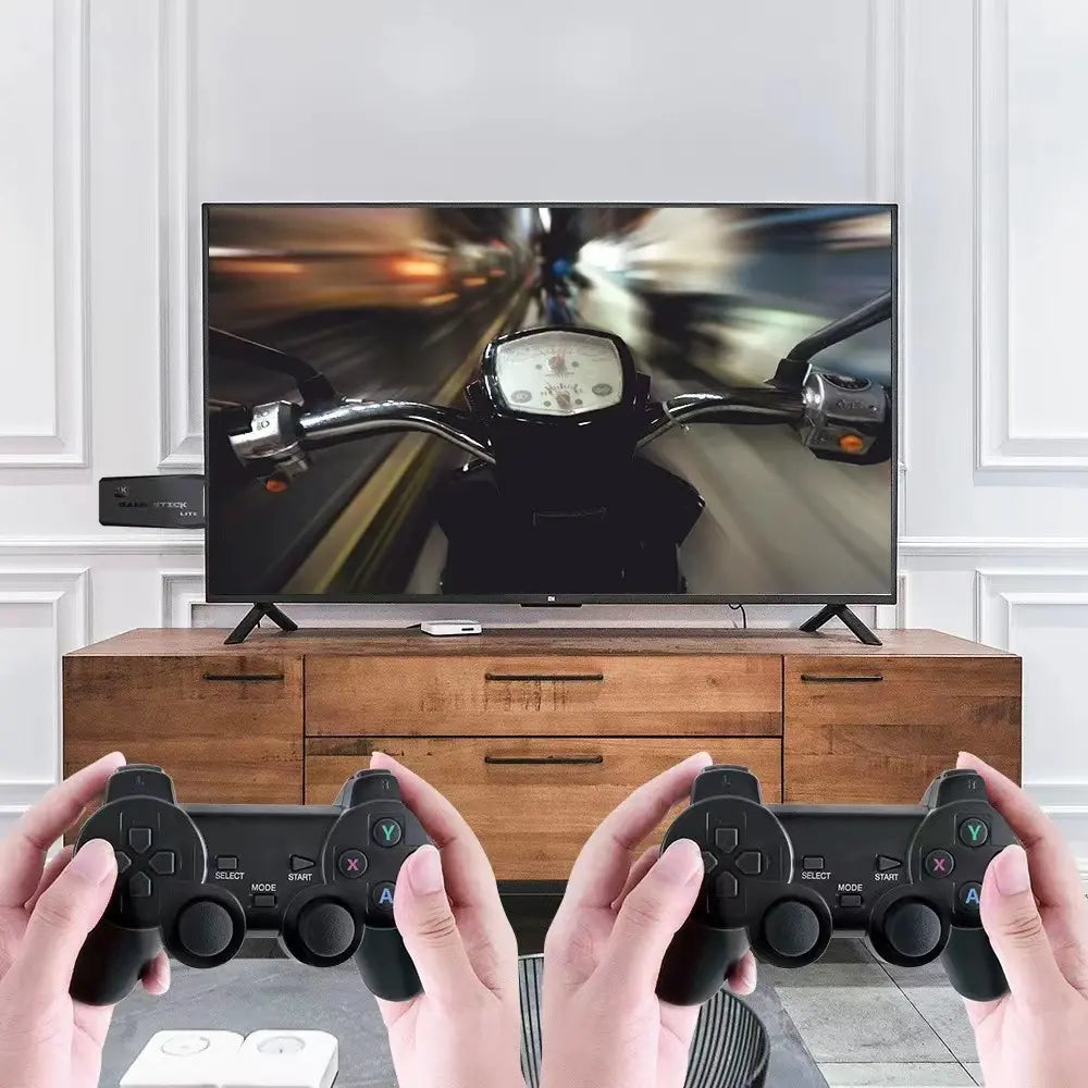 4K 2.4G Double Wireless Controller Game Stick Video Game Console - Shakefav.com