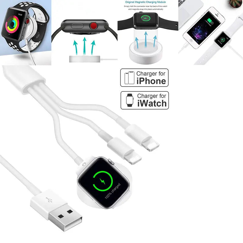 3 in 1 Wireless Charger Quick Charger USB Cable - Shakefav.com