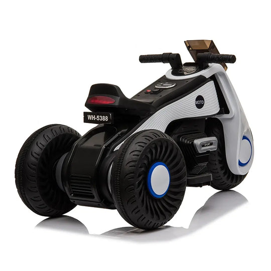 Children's Electric Motorcycle 3 Wheels Double Drive With Music - Shakefav.com