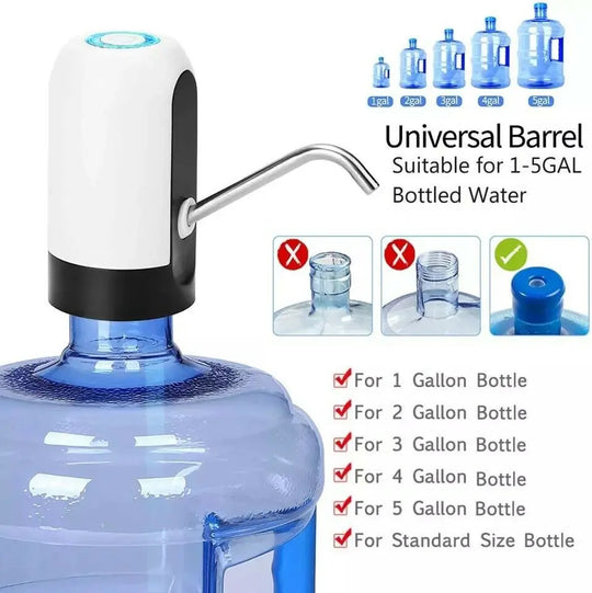 Electric Automatic Water Pump Drinking Water Bottle Pump - Shakefav.com