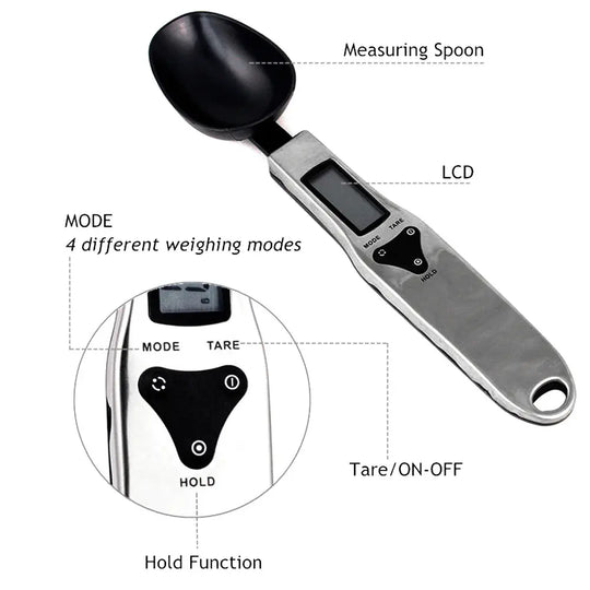 Kitchen Electronic Measuring Spoon Food Scale Digital Spoon Scale - Shakefav.com