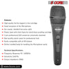 Microphone professionnel à 5 ​​cœurs, Audio dynamique, karaoké cardio, PM222 