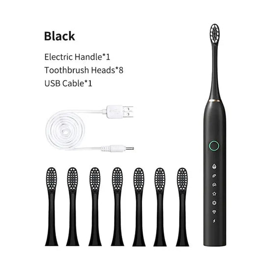 Smart Electric Sonic Toothbrush Rechargeable Electronic Teeth Brush - Shakefav.com