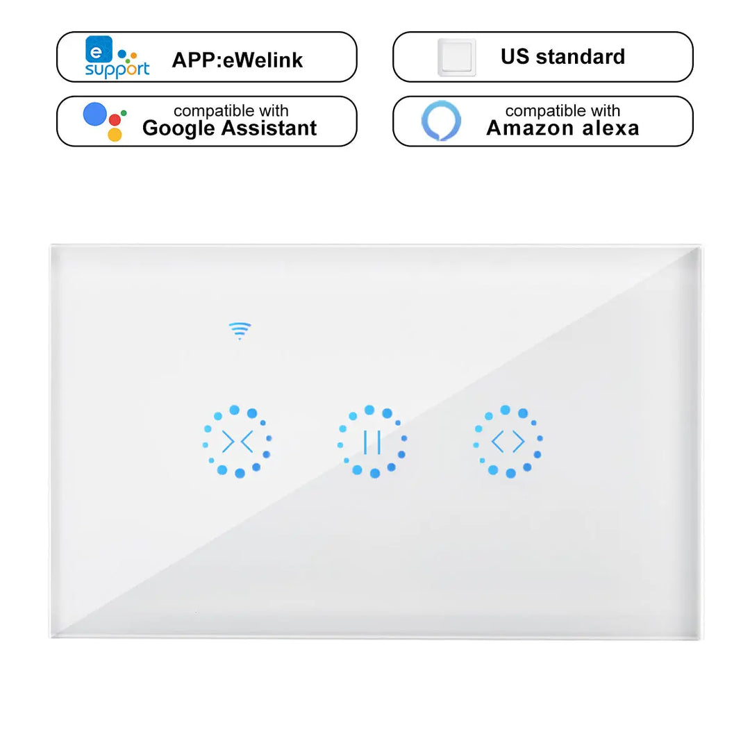 WiFi Electrical Blinds Switch US Plug-WiFi Blinds Switch - Shakefav.com