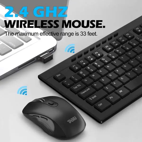 Adjustable Wireless Keyboard Wireless Mouse Computer Keyboard - Shakefav.com