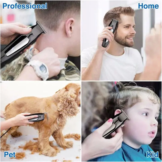 Professional hair clippers for men Cordless Haircut kit Beard Trimmer - Shakefav.com