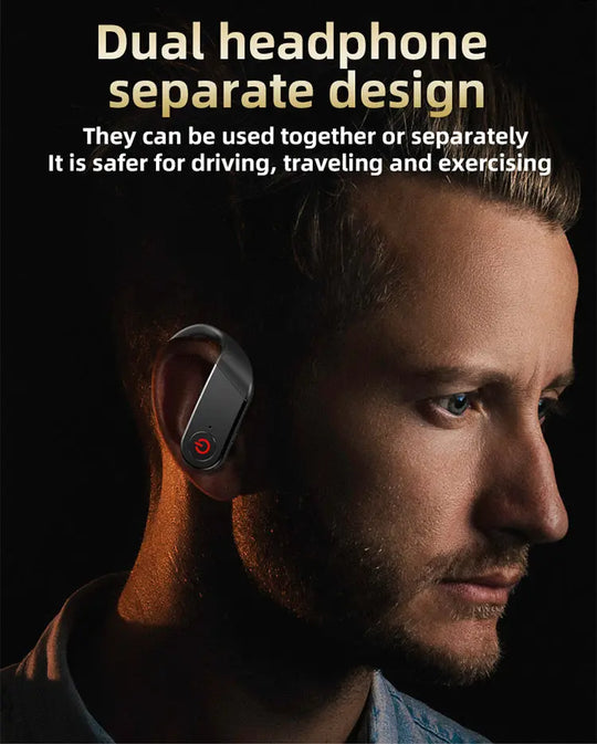 Led Display Wireless Headphones TWS Stereo Earbuds - Shakefav.com