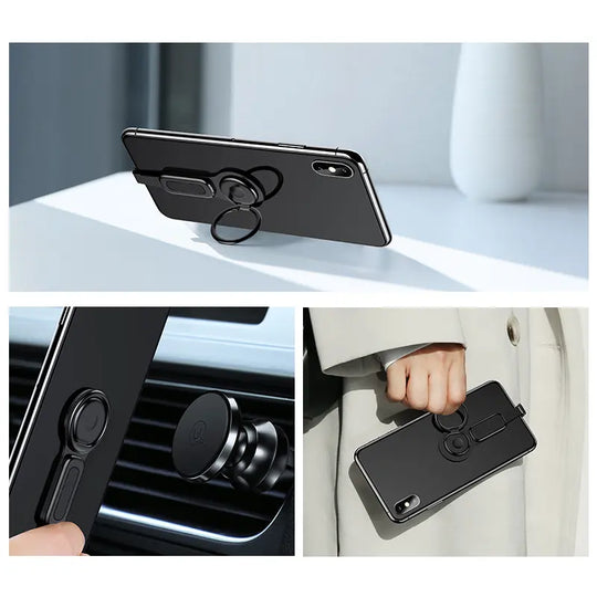 Dual Port Phone Ring Holder Adapter for Lightning Jack Adapter - Shakefav.com