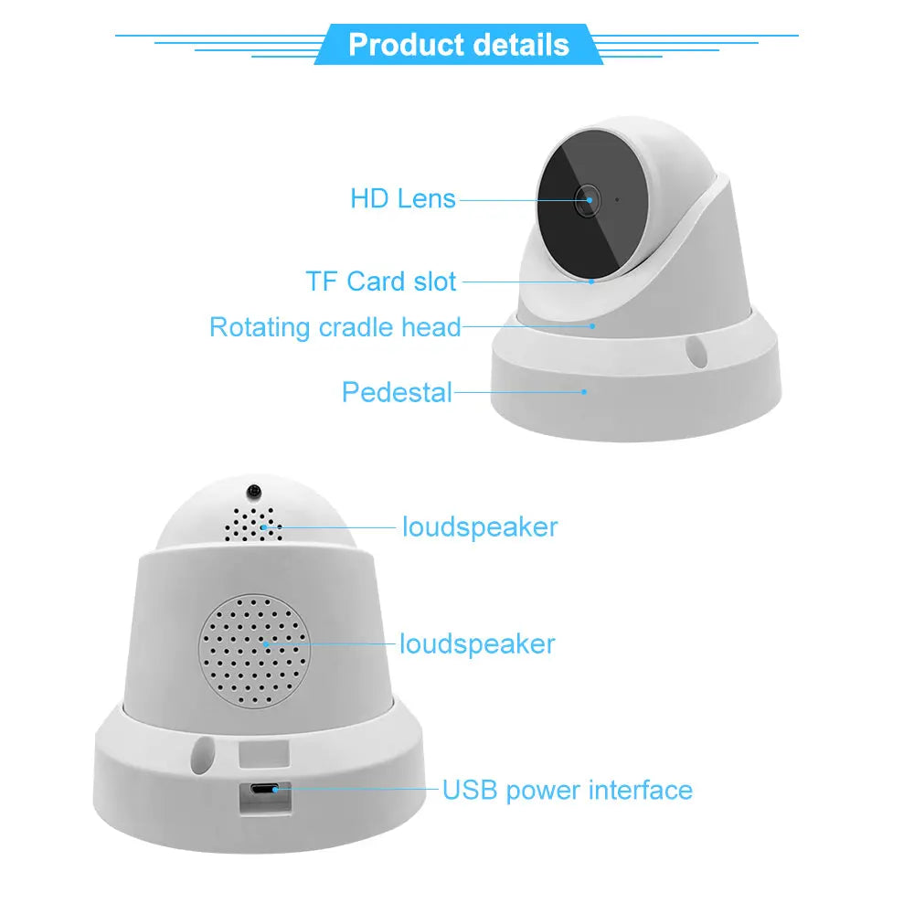 IP WiFi Camera Baby Monitor Home Security Camera - Shakefav.com