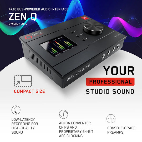 Antelope Audio - Zen Q | 14x10 USB Audio Interface - Shakefav.com