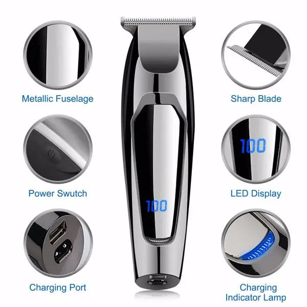 Professional hair clippers for men Cordless Haircut kit Beard Trimmer - Shakefav.com