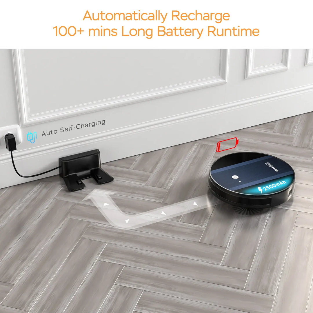 Automatic Self-Charging Smart App Robot Vacuum Cleaner - Shakefav.com