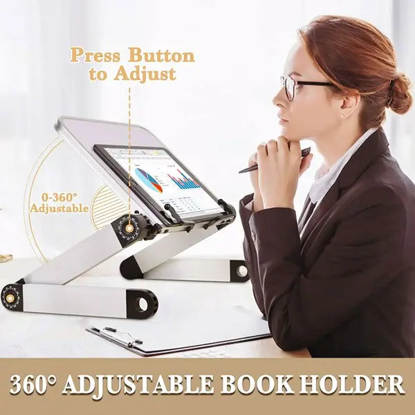 Adjustable Ergonomic Laptop Stand Book Stand - Shakefav.com