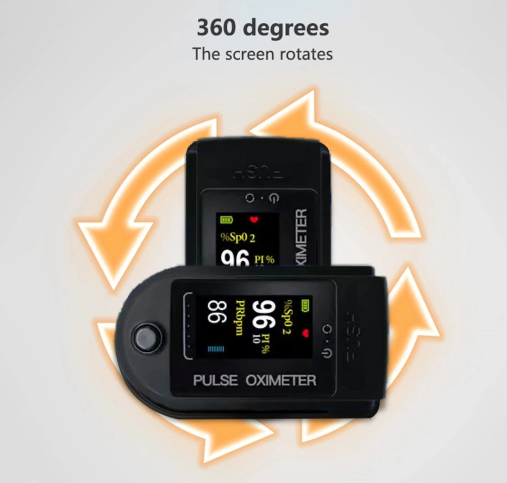 Pulse Fingertip Oximeter Blood Oxygen SpO2 Monitor - Shakefav.com