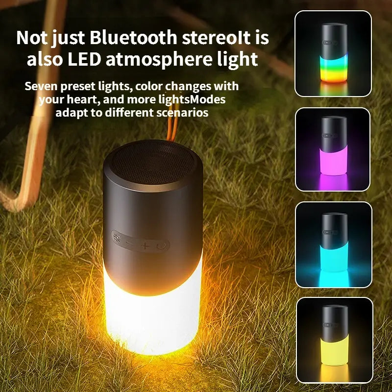 Waterproof  Portable Wireless Bluetooth Speaker with RGB Light - Shakefav.com