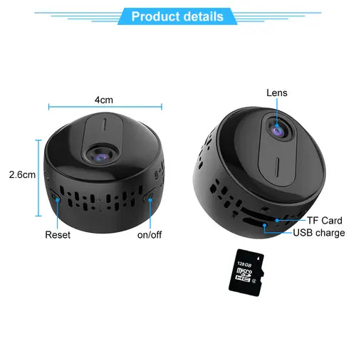 2MP 1080P Mini Wifi Camera  Home Security Camcorder - Shakefav.com